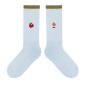 Preview: Jungfeld Socken Tomato baby blue