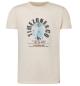 Preview: Timezone Scooter Print T-Shirt egret white