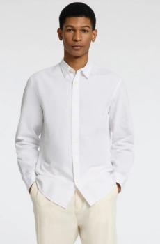 Selected Noos Hemd Leinen weiss