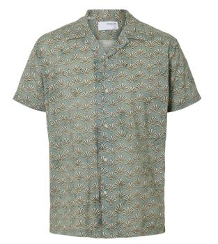Selected Hemd kurzarm SLHREG-AIR SHIRT SS MIX