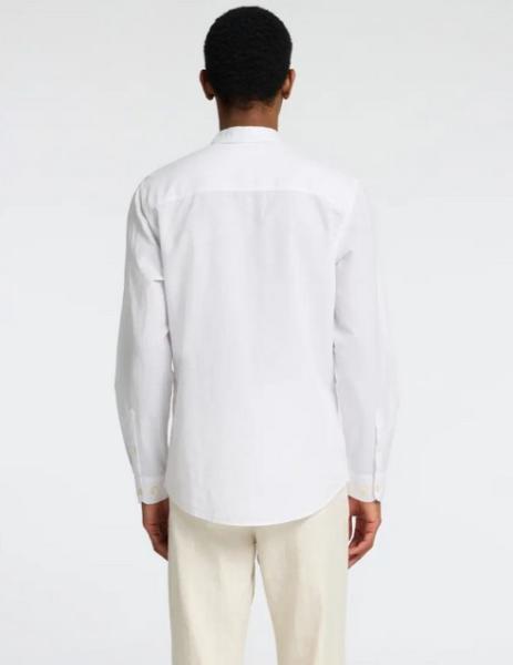 Selected Noos Hemd Leinen weiss