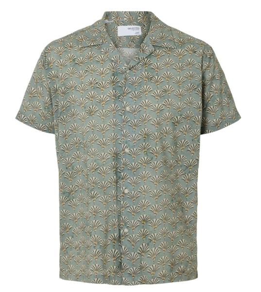 Selected Hemd kurzarm SLHREG-AIR SHIRT SS MIX
