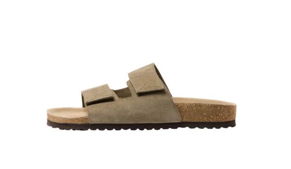 Selected Strap Slider Bastian Leaf