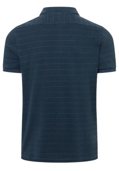 Timezone Tonal Striped Poloshirt eclipse