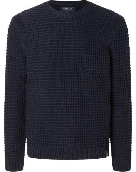 Timezone Crewneck Strickpullover dark navy