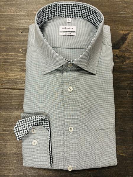 Seidensticker Hemd sage green regular