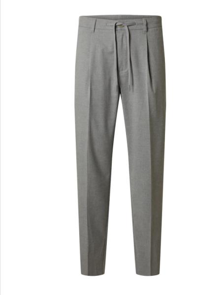 Selected Leroy Hose mit Bundfalten